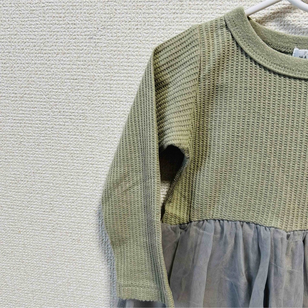 pairmanon(ペアマノン)のペアマノン　サイズ90 ワンピース　バルーンワンピ キッズ/ベビー/マタニティのキッズ服女の子用(90cm~)(ワンピース)の商品写真