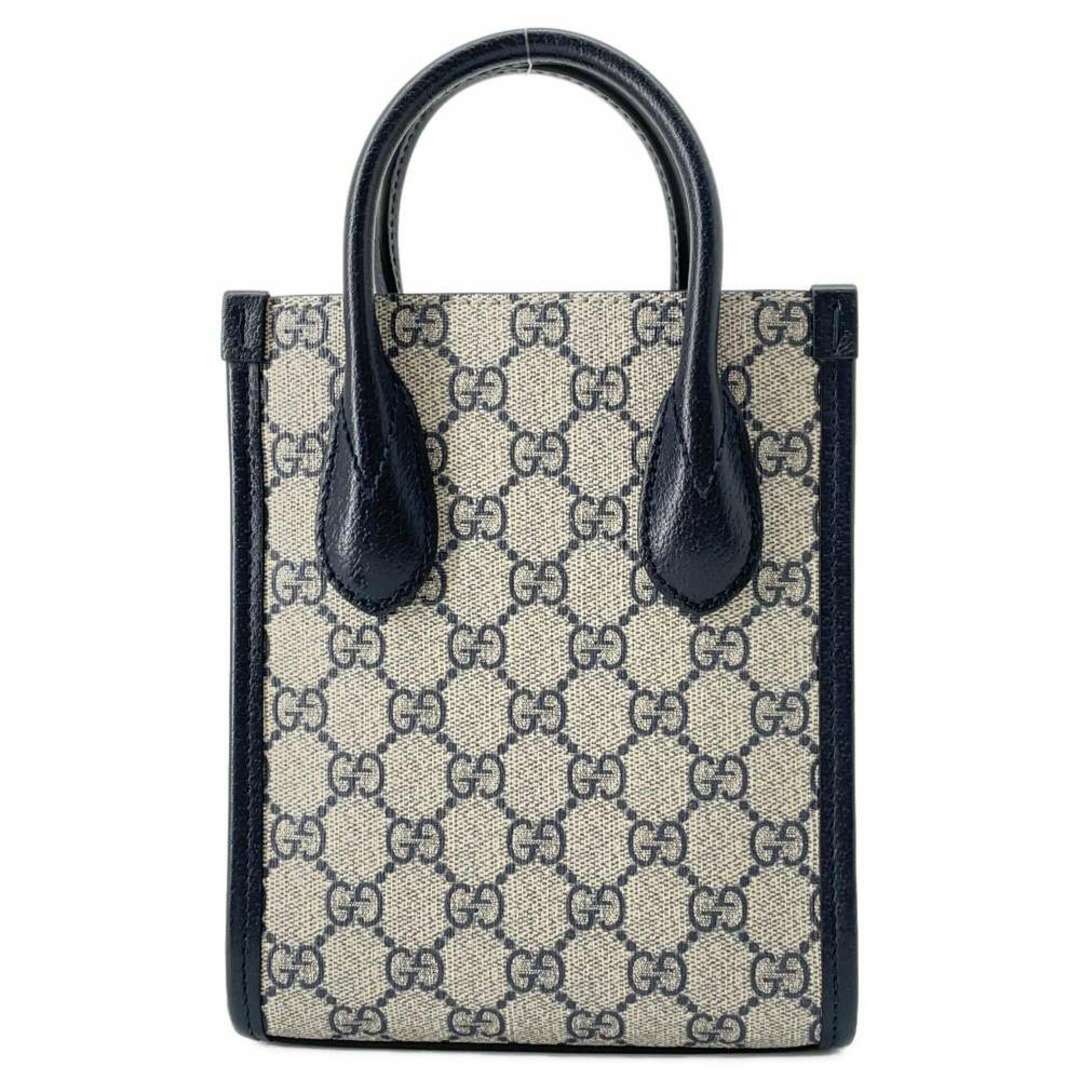 Gucci(グッチ)のグッチ トートバッグ インターロッキングG GGスプリーム 671623 2wayショルダー ハンドバッグ ミニバッグ メンズのバッグ(トートバッグ)の商品写真