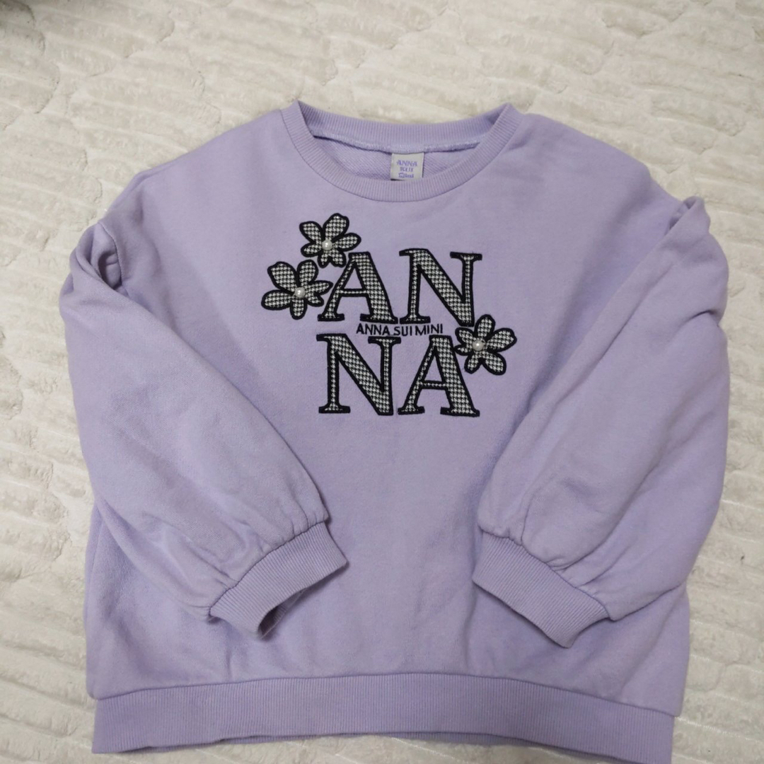 ANNA SUI mini(アナスイミニ)のアナスイミニ　トレーナー　トップス　130 子供服 キッズ/ベビー/マタニティのキッズ服女の子用(90cm~)(Tシャツ/カットソー)の商品写真