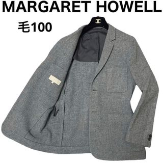 MARGARET HOWELL - MARGARET HOWELL テーラードジャケット　2B ウール100