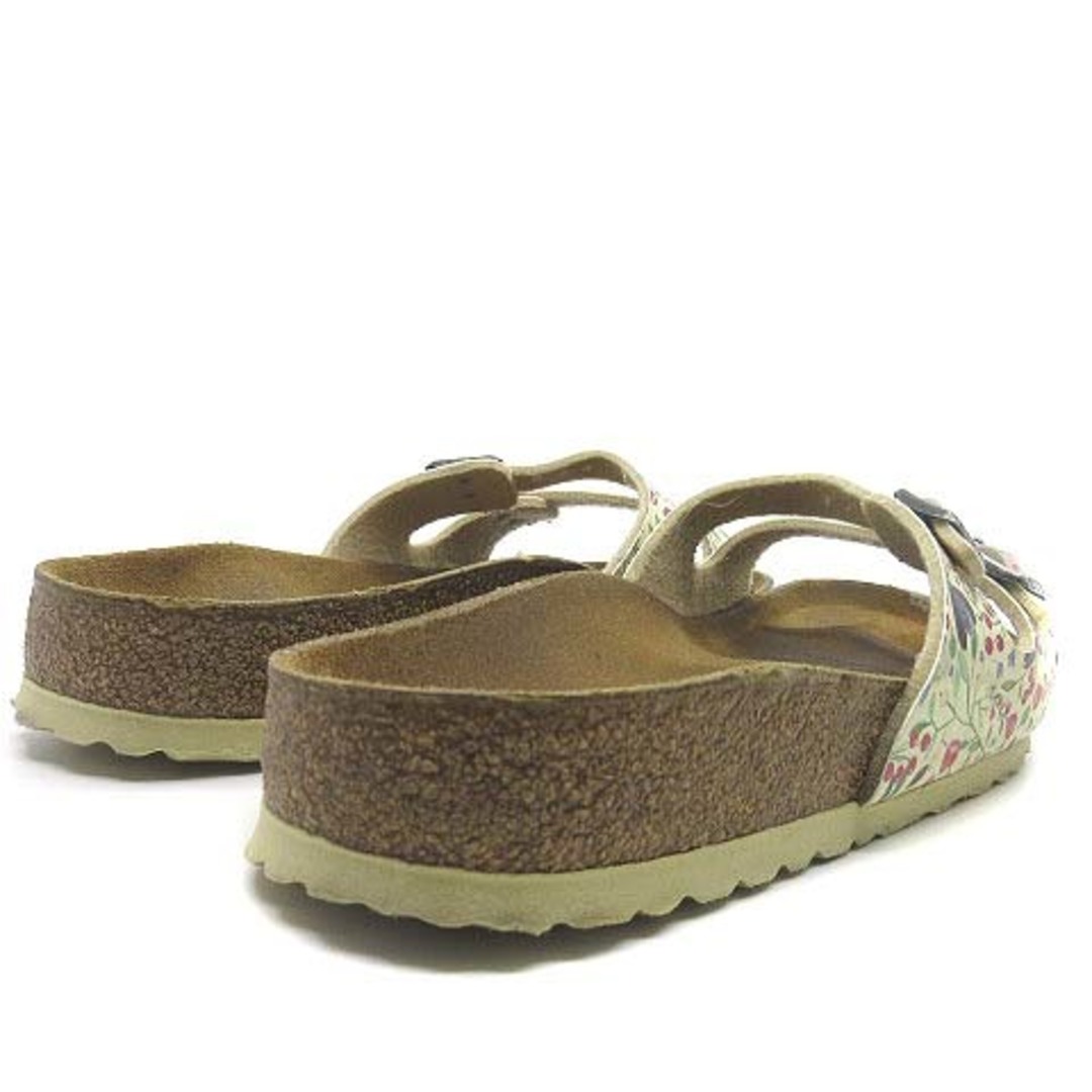 BIRKENSTOCK(ビルケンシュトック)のビルケンシュトック イビザ サンダル フラワー 花柄 ホワイト 24.5cm レディースの靴/シューズ(サンダル)の商品写真