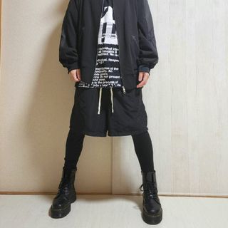 リックオウエンス(Rick Owens)のRick Owens サルエルショーツ 黒(ショートパンツ)