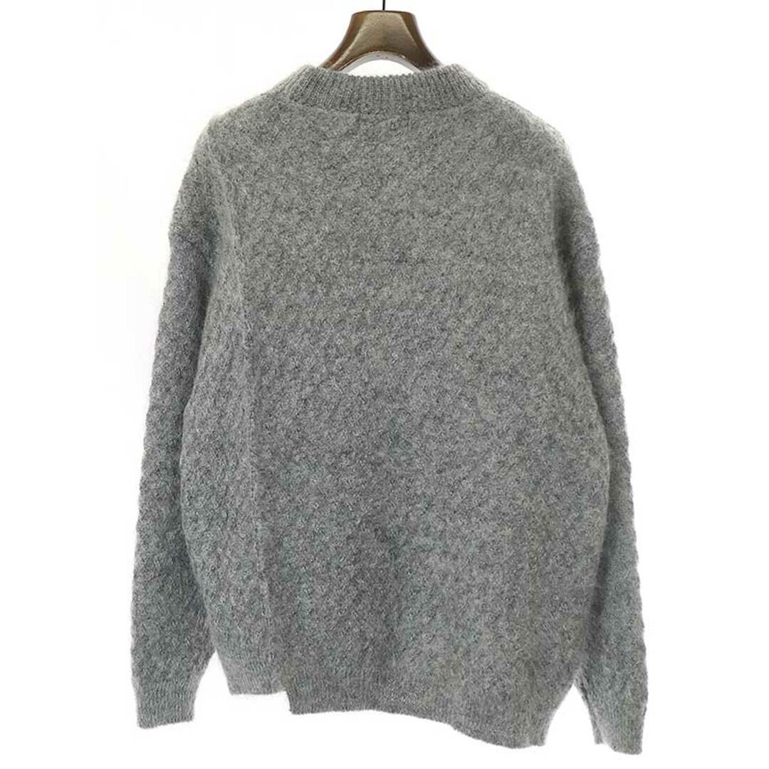 UNUSED(アンユーズド)のUNUSED アンユーズド 22AW 7G mohair pull over knit モヘアニットセーター US2270 グレー 3 メンズのトップス(ニット/セーター)の商品写真