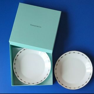 ティファニー(Tiffany & Co.)のTIFFANY&Co. ティファニー　グラマシー　ペアプレート(食器)