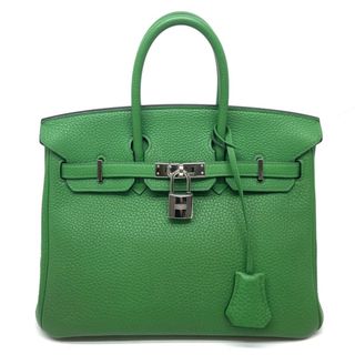 エルメス(Hermes)のエルメス バーキン25 トリヨンクレマンス バッグ トートバッグ バンブー グリーン(トートバッグ)