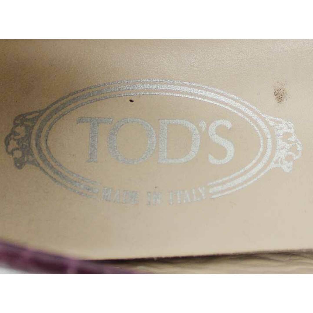 TOD'S(トッズ)の【楽天スーパーSALE】■TOD'S/トッズ■ダブルTドライビングシューズ/シューズ/靴  パープル/紫 レディース 36 1/2【中古】春夏秋冬 9212132 レディースの靴/シューズ(その他)の商品写真