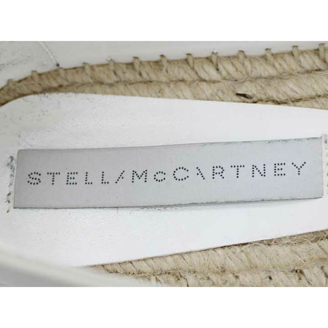 Stella McCartney(ステラマッカートニー)の【春物 新入荷】★STELLA McCARTNEY/ステラマッカートニー★エスパドリーユレザーシューズ/おしゃれ/シューズ/靴 ホワイト/白 レディース 35【中古】春夏 612042 レディースの靴/シューズ(その他)の商品写真