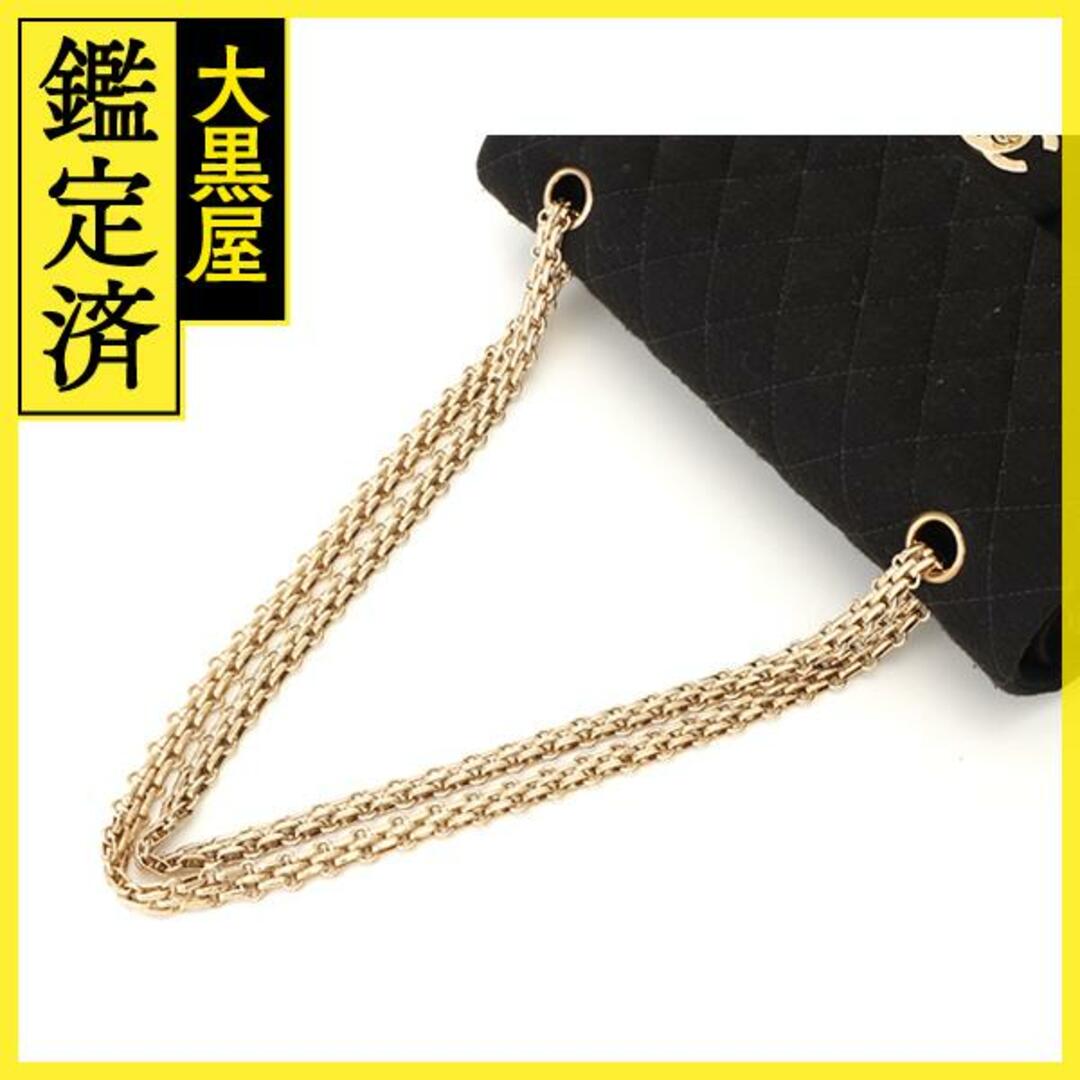 CHANEL(シャネル)のCHANEL　マトラッセＷフラップＷチェーンショルダー　ジャージ【430】 レディースのバッグ(ショルダーバッグ)の商品写真