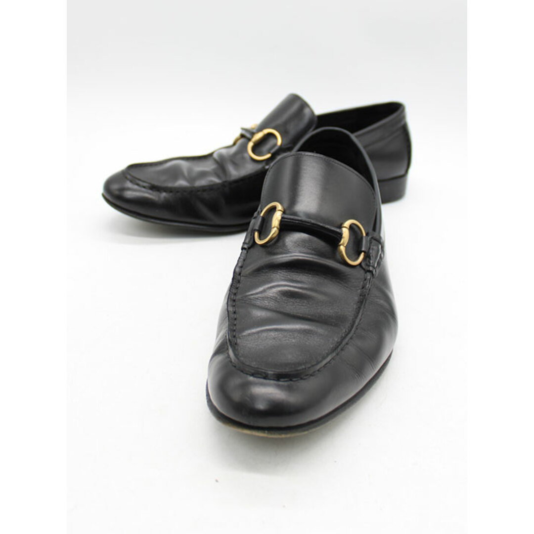 Gucci(グッチ)の■GUCCI/グッチ■ホースビットローファー/123208/シューズ/靴 ブラック/黒 メンズ 46【中古】 春夏秋冬 511042 メンズの靴/シューズ(その他)の商品写真