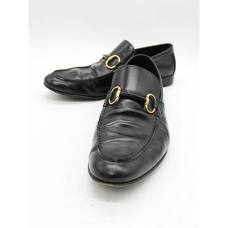 グッチ(Gucci)の■GUCCI/グッチ■ホースビットローファー/123208/シューズ/靴 ブラック/黒 メンズ 46【中古】 春夏秋冬 511042(その他)