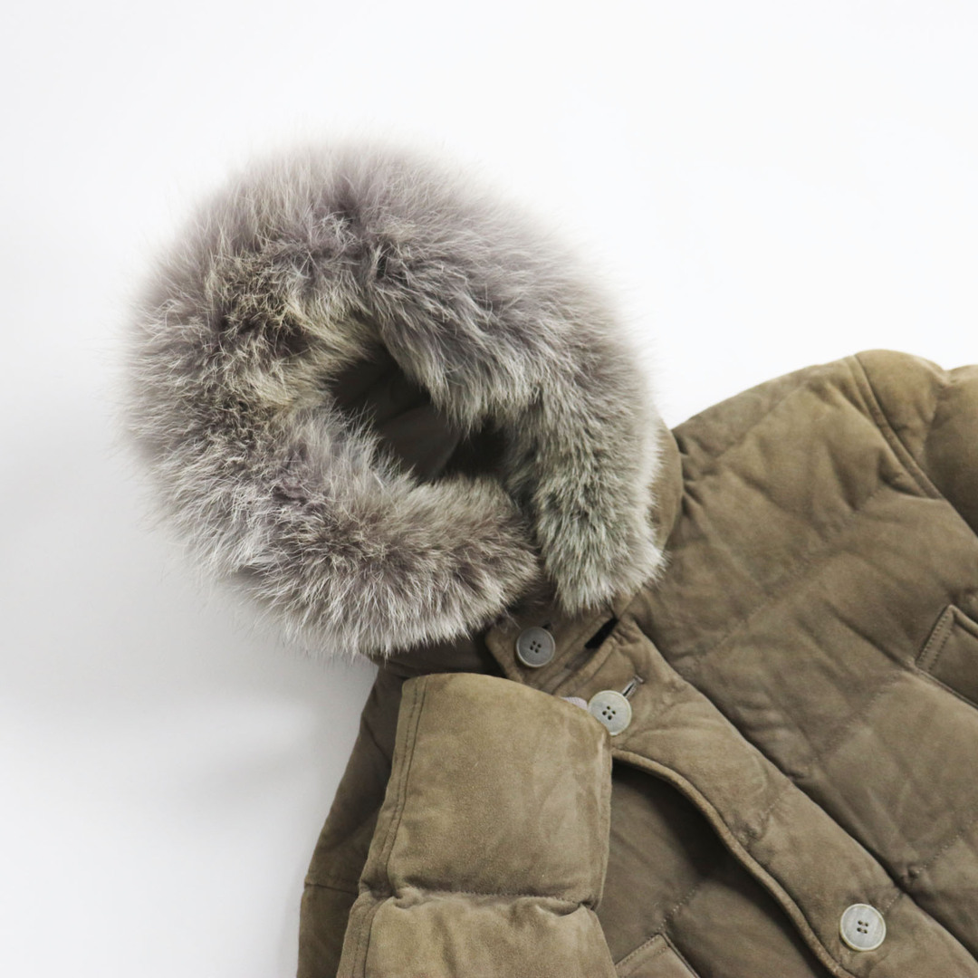 HERNO - 良品 Herno ヘルノ PL0025U18010 ゴートスキン オール HERNO - 良品 Herno ヘルノ PL0025U18010 ゴートスキン オール