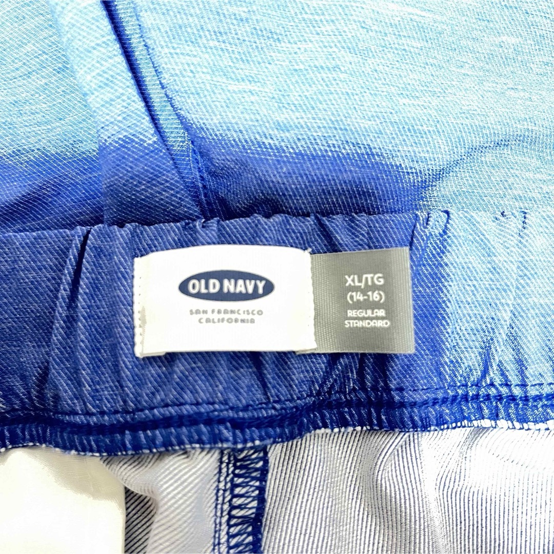 Old Navy(オールドネイビー)のオールドネイビー　ハーフパンツ　ジュニア　ブルー　XL 新品 キッズ/ベビー/マタニティのキッズ服男の子用(90cm~)(パンツ/スパッツ)の商品写真