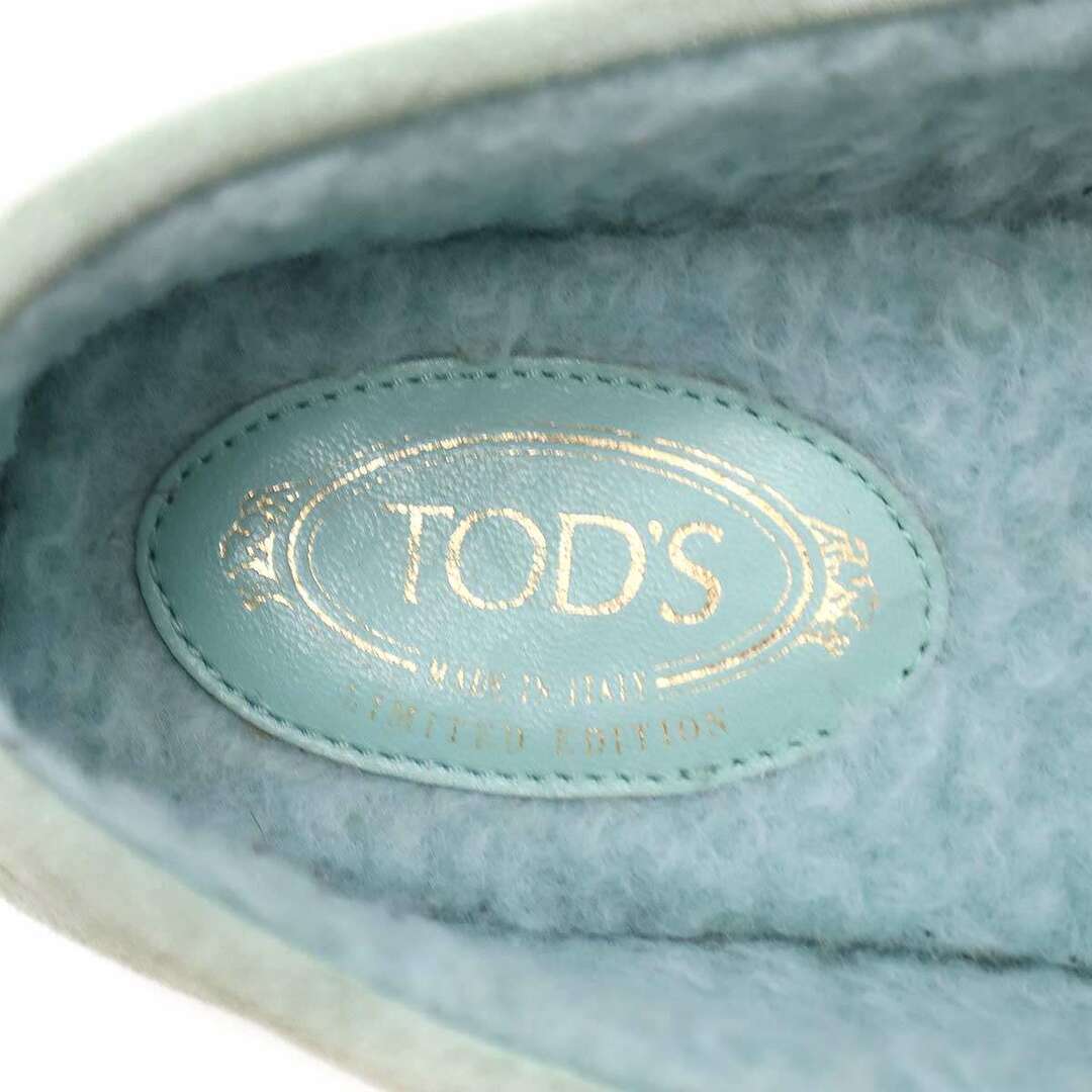 TOD'S(トッズ)のTOD’S トッズ CITY GOMMINO シティ ゴンミー二 ボアシューズ ブルー 36 レディースの靴/シューズ(その他)の商品写真