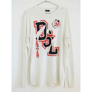 DIESEL - †ディーゼル/DIESEL†170cm(16) 長袖Tシャツ/長袖カットソー/ロンT 白【中古】子供服 キッズ kids ジュニア 男の子 春秋冬 102132 tops