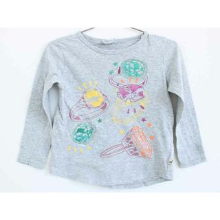 ステラマッカートニー(Stella McCartney)の【値下げ!】†ステラ マッカートニーキッズ/Stella McCartney kids†104cm(4Y) 長袖Tシャツ/長袖カットソー/ロンT グレー【中古】子供服 キッズ kids 男の子 女の子 春秋 423032 tops(Tシャツ/カットソー)