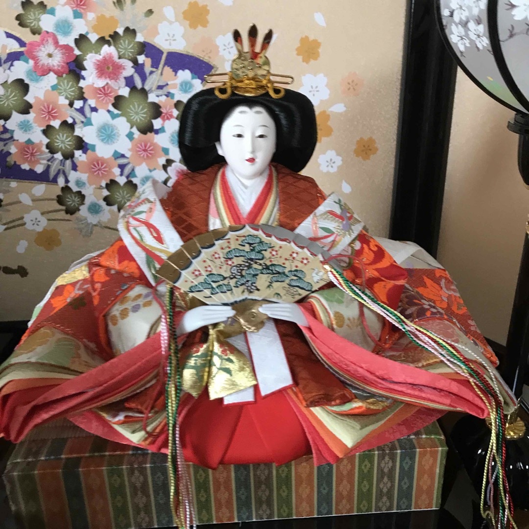 雛人形　3段飾り　寿慶作 ハンドメイドのぬいぐるみ/人形(人形)の商品写真