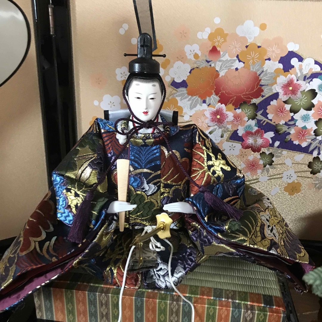 雛人形　3段飾り　寿慶作 ハンドメイドのぬいぐるみ/人形(人形)の商品写真
