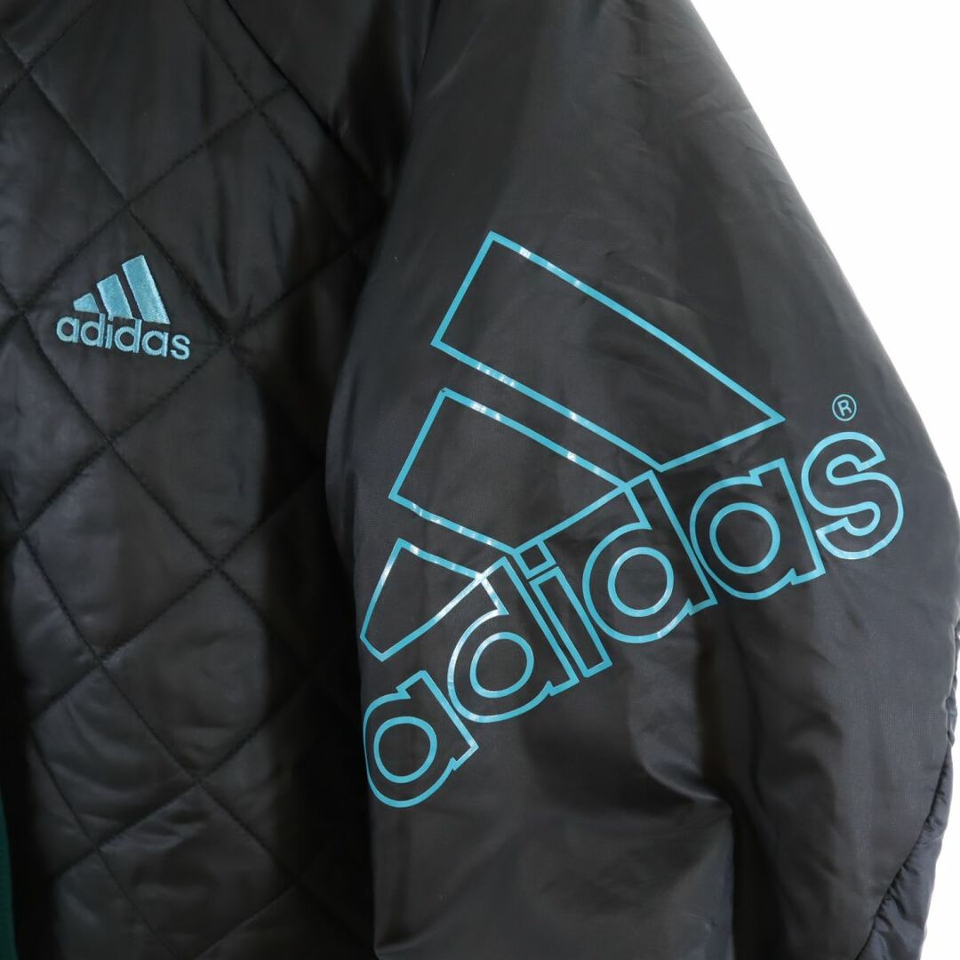 adidas(アディダス)のアディダス トレーニング 長袖 中綿ジャケット O ブラック系 adidas メンズ 古着 【240311】 スポーツ/アウトドアのトレーニング/エクササイズ(トレーニング用品)の商品写真