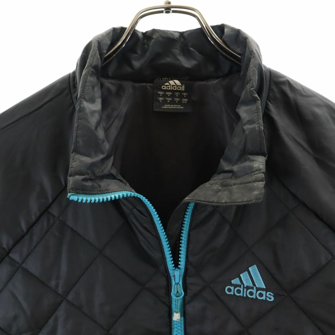 adidas(アディダス)のアディダス トレーニング 長袖 中綿ジャケット O ブラック系 adidas メンズ 古着 【240311】 スポーツ/アウトドアのトレーニング/エクササイズ(トレーニング用品)の商品写真