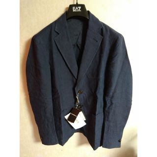 エンポリオアルマーニ(Emporio Armani)の新品・未使用　EMPORIO ARMANI　高級リネンジャケット(テーラードジャケット)