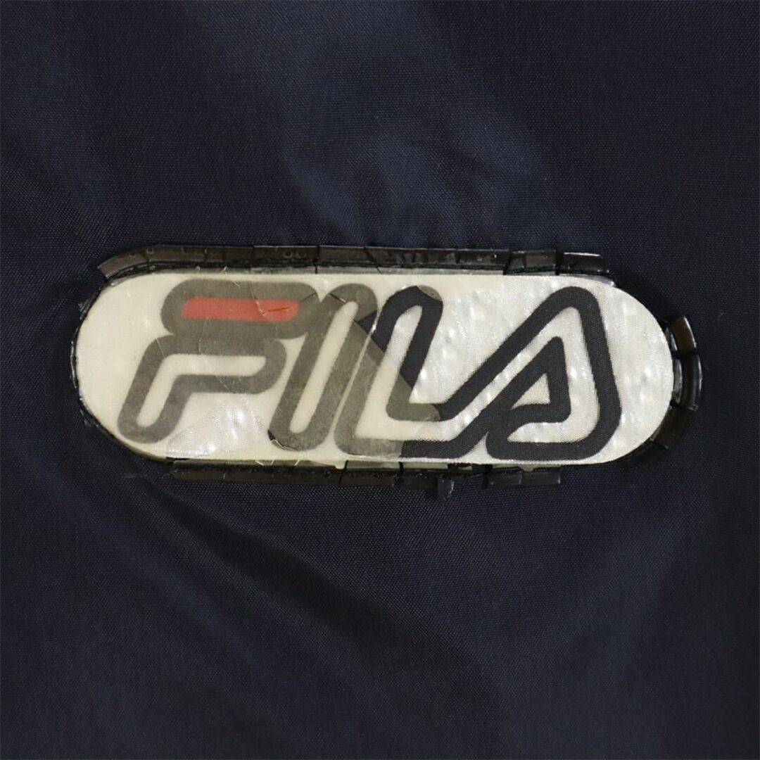 FILA(フィラ)のフィラ 90s オールド 長袖 プルオーバー ナイロンジャケット L ネイビー FILA メンズ 古着 【240311】 メンズのジャケット/アウター(ナイロンジャケット)の商品写真