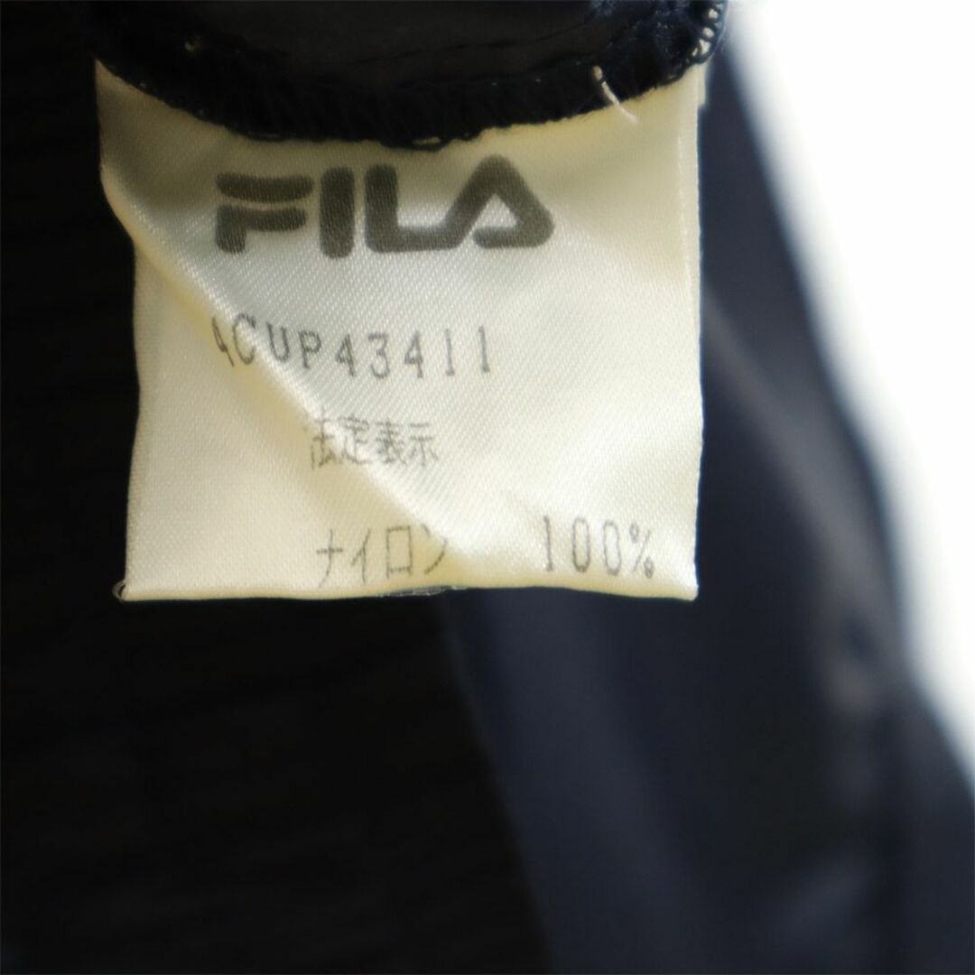 FILA(フィラ)のフィラ 90s オールド 長袖 プルオーバー ナイロンジャケット L ネイビー FILA メンズ 古着 【240311】 メンズのジャケット/アウター(ナイロンジャケット)の商品写真