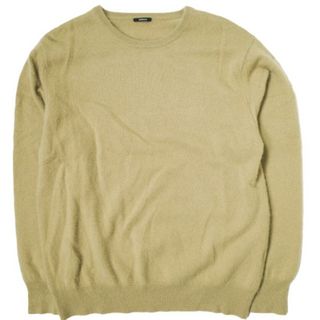 デンハム(DENHAM)のDENHAM デンハム CASHMERE KNIT カシミヤクルーネックニット 27191-1-71901 L ベージュ セーター プルオーバー トップス【中古】【DENHAM】(ニット/セーター)