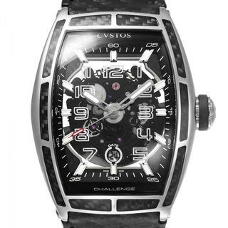 クストス(CVSTOS)のチャレンジ ジェットライナー カーボン Ref.CVT-JET-CARBON ST 中古品 メンズ 腕時計(腕時計(アナログ))