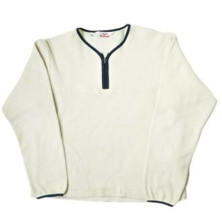 バテンウエア(BATTENWEAR)のBattenwear バテンウェア アメリカ製 ハーフジップフリースプルオーバー FW15206A S IVORY ジャケット アウター【中古】【Battenwear】(ブルゾン)