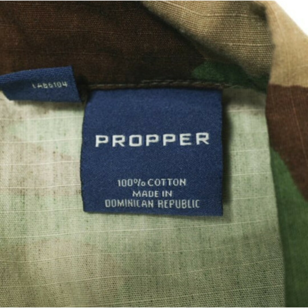 PROPPER プロッパー BDU COAT JACKET COTTON RIPSTOP コットンリップストップ カモフラージュシャツジャケット S Woodland Camo ミリタリー アウター【中古】【PROPPER】 メンズのジャケット/アウター(ミリタリージャケット)の商品写真