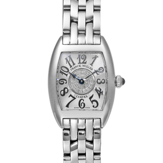 フランクミュラー(FRANCK MULLER)のフランクミュラー トノウカーベックス プティ パスティーユ ダイヤモンド Ref.2500QZ1P 中古品 レディース 腕時計(腕時計)