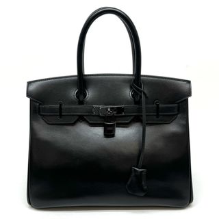 エルメス(Hermes)のエルメス バーキン30 ボックスカーフ  ノワール(トートバッグ)