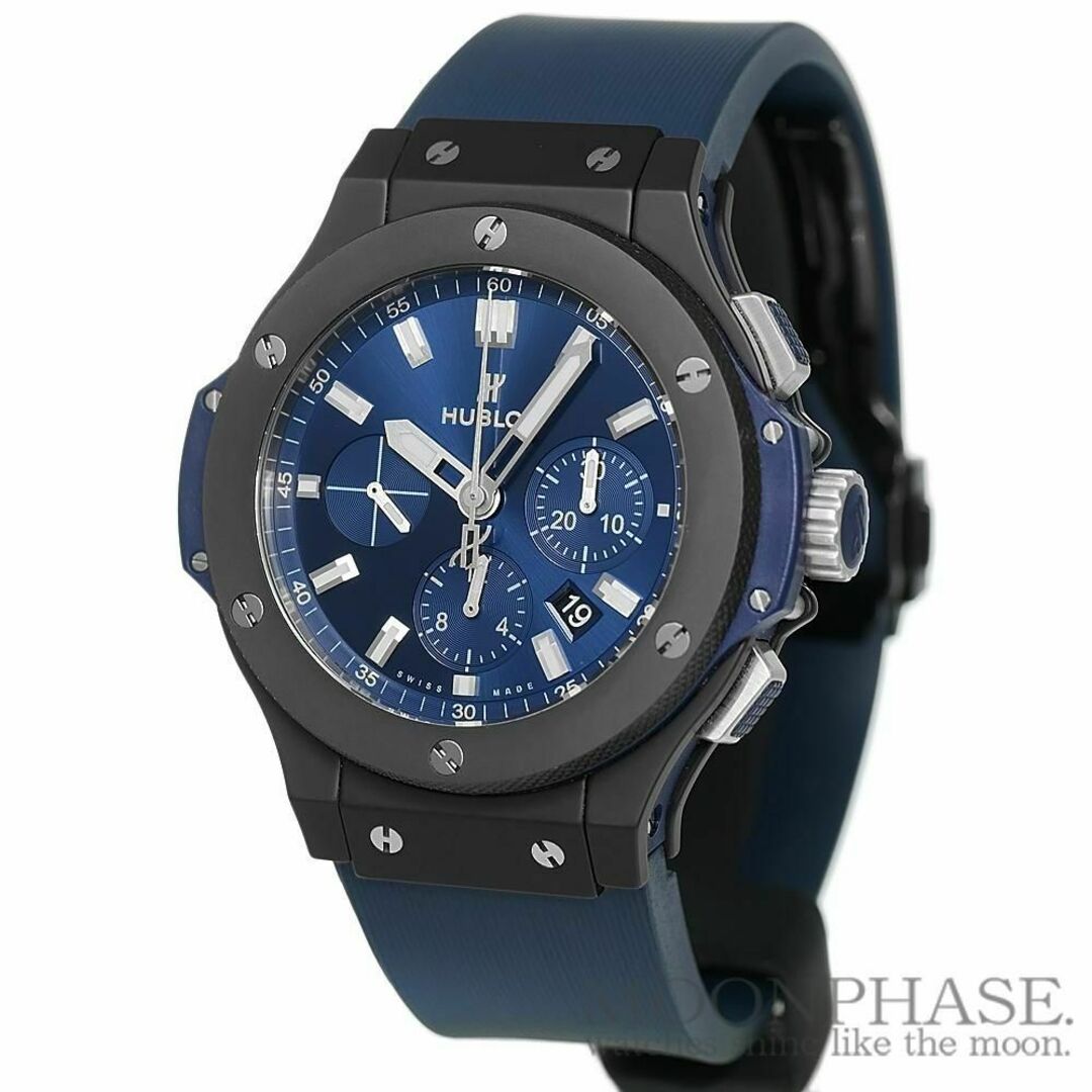 HUBLOT(ウブロ)のウブロ ビッグバン エボリューション セラミックブルー Ref.301.CI.7170.LR 中古品 メンズ 腕時計 メンズの時計(腕時計(アナログ))の商品写真