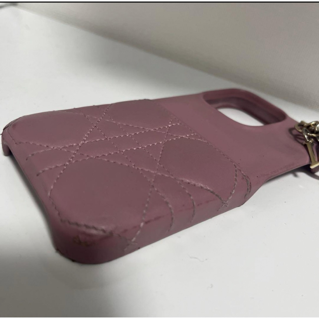 Christian Dior - Dior LADY DIOR iPhone14proケース ラムスキン 紫の 
