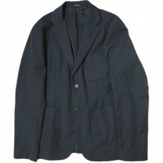 Jil Sander - JIL SANDER ジルサンダー イタリア製 コットンナイロンストレッチ 2Bジャケット NM150101MD25030242 46 NAVY テーラード アウター【中古】【JIL SANDER】