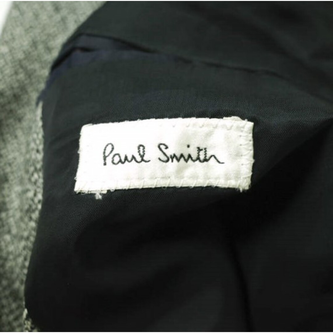 Paul Smith(ポールスミス)のPaul Smith ポールスミス 日本製 ウールカシミヤ1Bジャケット 36 グレー テーラード  比翼フロント アウター【中古】【Paul Smith】 メンズのジャケット/アウター(テーラードジャケット)の商品写真