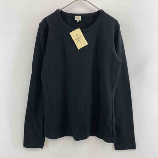 カルバンクライン(Calvin Klein)のCalvin Klein Jeans カルバンクラインジーンズ レディース Tシャツ　カットソー　長袖　ロンT　黒　ロゴ刺繍(カットソー(長袖/七分))