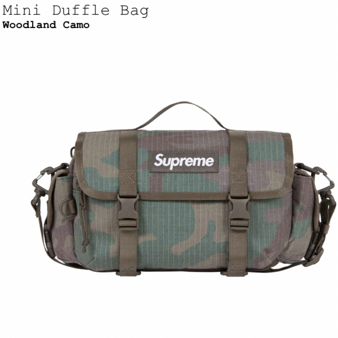 Supreme(シュプリーム)のSupreme Mini Duffle Bag Woodland Camo 新品 メンズのバッグ(ショルダーバッグ)の商品写真