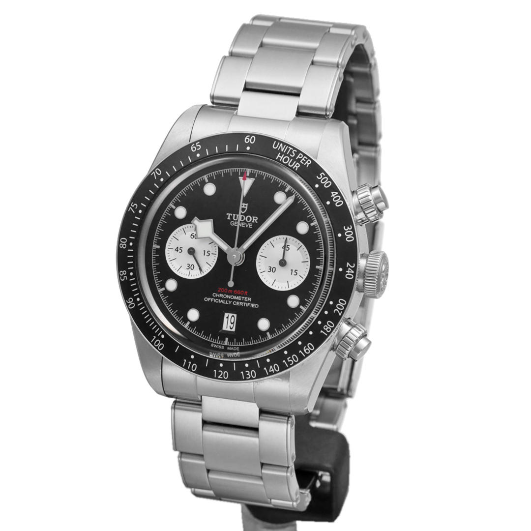 Tudor(チュードル)のチューダー ブラックベイ クロノ 黒文字盤 Ref.79360N 中古品 メンズ 腕時計 メンズの時計(腕時計(アナログ))の商品写真
