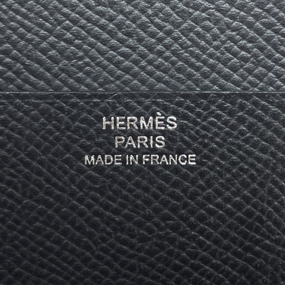 Hermes(エルメス)のエルメス ベアンコンビネ エプソン 財布 三つ折り財布 ミニ財布 ミニウォレット ソーブラック ブラック レディースのファッション小物(財布)の商品写真