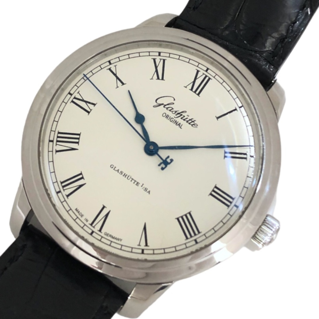 Glashutte Original(グラスヒュッテオリジナル)の　グラスフュッテ・オリジナル GLASHUTTE ORIGINAL セネタ 1-39-59-01-02-04 ホワイト ステンレススチール SS メンズ 腕時計 メンズの時計(その他)の商品写真