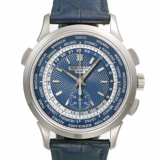 パテックフィリップ(PATEK PHILIPPE)のコンプリケーション ワールドタイム クロノグラフ Ref.5930G-010 中古品 メンズ 腕時計(腕時計(アナログ))