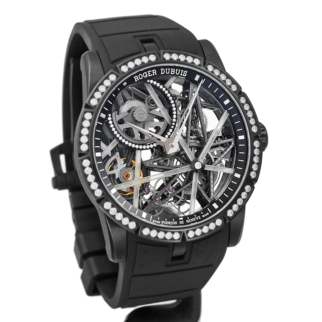 ROGER DUBUIS(ロジェデュブイ)のエクスカリバー ブラック ライト 88本限定 Ref.DBEX0756 中古品 メンズ 腕時計 メンズの時計(腕時計(アナログ))の商品写真