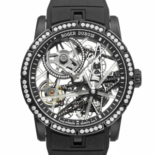 ロジェデュブイ(ROGER DUBUIS)のエクスカリバー ブラック ライト 88本限定 Ref.DBEX0756 中古品 メンズ 腕時計(腕時計(アナログ))