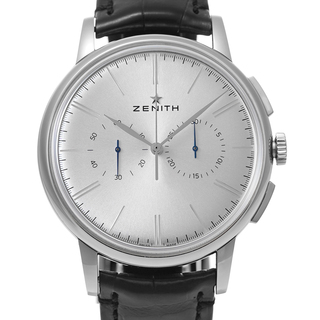ゼニス(ZENITH)のエリート クロノグラフ クラシック Ref.03.2270.4069/01.C493 中古品 メンズ 腕時計(腕時計(アナログ))