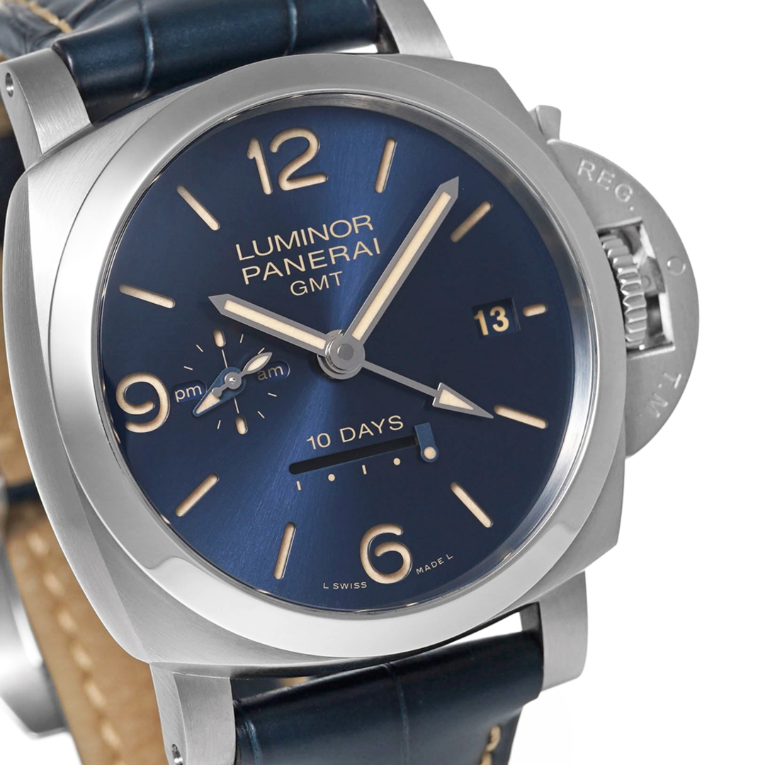 PANERAI(パネライ)のルミノール GMT 10デイズ Ref.PAM00986 中古品 メンズ 腕時計 メンズの時計(腕時計(アナログ))の商品写真