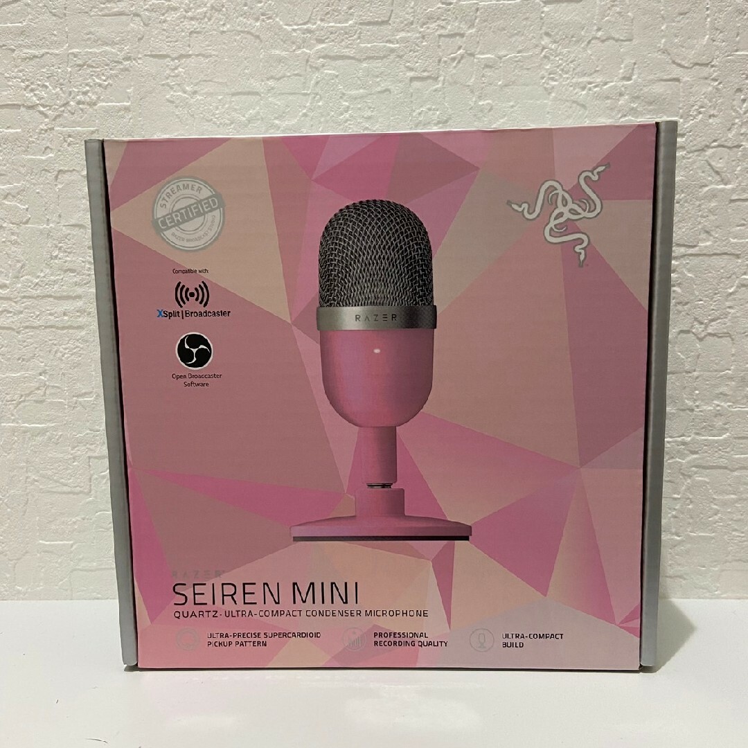 Razer(レイザー)のtm 【新品未開封】RAZER SEIREN Mini ピンク 楽器のレコーディング/PA機器(マイク)の商品写真