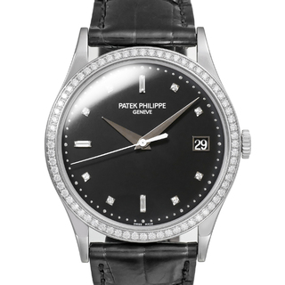 パテックフィリップ(PATEK PHILIPPE)のカラトラバ ダイヤモンド Ref.5297G-001 中古品 メンズ 腕時計(腕時計(アナログ))