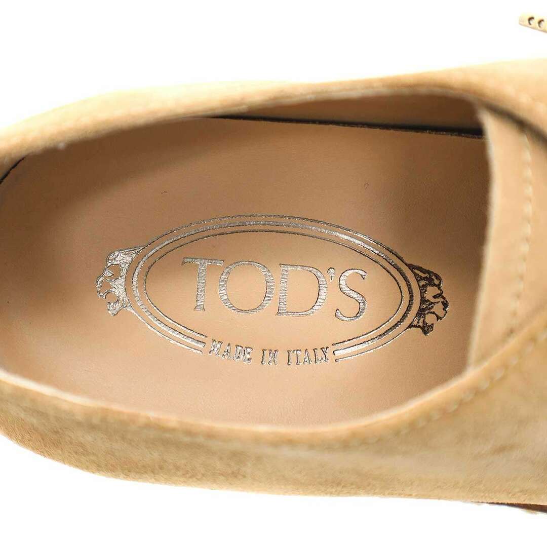 TOD'S(トッズ)のTOD’S トッズ クレープソール スエードレザーブーツ  ベージュ 5 1/2 メンズの靴/シューズ(ブーツ)の商品写真