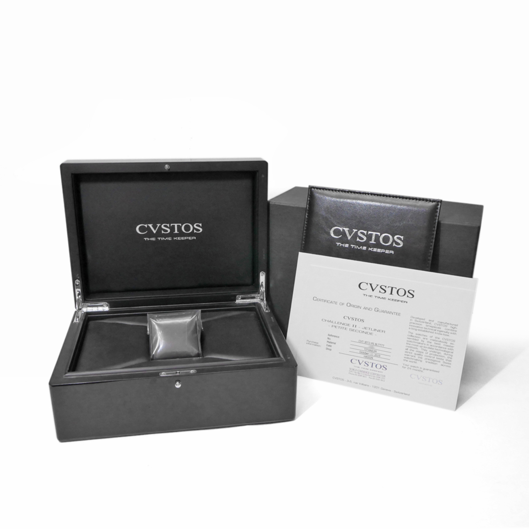 CVSTOS(クストス)のチャレンジ ジェットライナーII P-Sオートマティック Ref.CVT-JET2-PS BLTTTT 中古品 メンズ 腕時計 メンズの時計(腕時計(アナログ))の商品写真